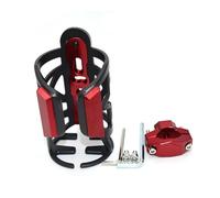 Botellas Motocicleta Para Africa Para Twin Para CRF1100L Para CRF1000L Para CRF 1000 1100 Para XRV750 Portabotellas De Aluminio Para Motocicleta(Red)