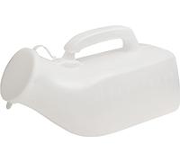 Botellas para orina masculinas， Urinario masculino de 1000 ml | reutilizable for hombres con tapa | Ligero, segura y escala medición(1 Bottle)