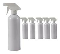 Botellas pulverizadoras, 6 recipientes de aerosol, 500 ml, pulverizador de limpieza de PET resistente para el hogar, jardín, plantas, loción para el cabello