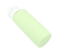 Botellas recargables de silicona de pared gruesa, válvulas seguras que evitan derrames desordenados, solución portátil para viajes de negocios, embalaje, botellas de aseo reutilizables