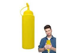 Botellas Squirt Novedad - 7,87 pulgadas, mostaza de aerosol falso, trucos hilarantes | Squirts Botella de juguete para botellas, botellas de spray de novedad vibrante realista, broma creativa sin