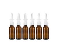 Botellas vacías de 10 ml / 0,35 onzas, botellas de espray nasal, de cristal, para viaje, rellenables, para cosméticos, maquillaje, recipiente para almacenamiento