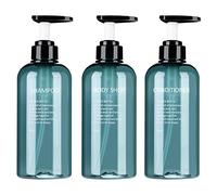 Botellas vacías de champú dispensador de jabón botellas bomba 3 piezas 500 ml botellas vacías recargables para jabón líquido champú lociones dispensador de mano cocina baño Smashing