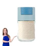 Botellas vacías de condimento | Organizador de alimentos de vidrio cuantitativo sellado - Coctelera de condimentos portátil de alimenticio para sal, comino en polvo, chile en polvo