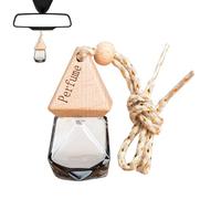 Botellas vacías para difusores de coche, Botella de perfume colorida ambientador para coche, Botella de ambientador con tapón triangular de perfume colgante vacío Decoración de fin