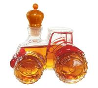 Botellas vacías para licores | 300 ml tractor | Decantador vacío Botella de bebidas espirituosas - para alcohol, bourbon, tequila, vodka, brandy, oficina, bar, hombre, padre, cumpleaños
