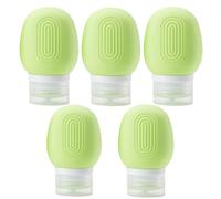 Botellas Viajeras Envases Cosméticos Rellenables Loción | 5 Piezas Organizador De Cuidado De La Piel Y Accesorios De Playa Y Vacaciones Para Protector Solar Champú Acondicionador