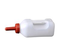 Botellas y pezones de la pantorrilla - Botellas viveros portátiles 2L para suministros para el ganado, alimentador de leche cabras agrícolas con asa para gatitos, cachorros, conejos, pequeños