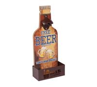 Botellero abridor de botellas 14x37 cm