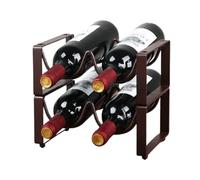 Botellero, Botellero MetáLico Apilable para Encimera, del Hogar Y Cocina, Bar, Bodega, Gabinete, Despensa(2PCS,A)