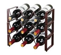 Botellero, Botellero MetáLico Apilable para Encimera, del Hogar Y Cocina, Bar, Bodega, Gabinete, Despensa(3PCS,B)