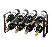 Botellero, Botellero MetáLico Apilable para Encimera, del Hogar Y Cocina, Bar, Bodega, Gabinete, Despensa(2PCS,C)