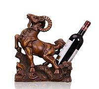 Botellero creativo para el hogar, estilo europeo, sala de estar, gabinetes de vino, adornos, estantes de vino, modernos, minimalistas, artesanías, estante portátil para vinos (color: marrón tamaño