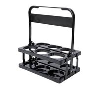 Botellero de cerveza de 6 botellas - Portabotellas plegable | Cesta para botellero de vino y cerveza de bar | Cesta plegable para cerveza | Contenedor para botellas de cerveza | Portabeva