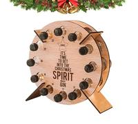 Botellero de Navidad con cuenta regresiva | Sostenga 12 botellas de vino y cuente la cuenta regresiva para la decoración navideña - Calendario de cuenta regresiva de Navidad, cuenta regresiva hasta