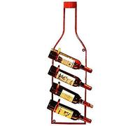 Botellero de pared montado en la pared, moderno expositor de vino, tres tamaños diferentes, pequeño estante para vino (tamaño: C25 x 11 x 87)