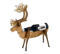 Botellero de vino - Estante de madera de 12 pulgadas | Expositor creativo de madera - Divertidos botelleros de vino champán alce para el armario del bar de casa, comedor, restauración