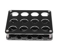 Botellero decorativo, soporte de mesa para estante de vino, soporte de exhibición para botellas de vino, soportes de marketing acrílico para decoración de Bar de cocina (Portavasos combinado de 12