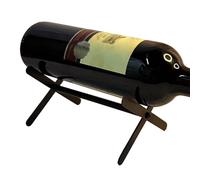 Botellero en la Mesa, - para una Pantalla Horizontal, Champagne Rack con, Soporte Triangular Elegante botelleros Almacenamiento Amantes del Vino | Multiusos Outdoor Indoor Utility