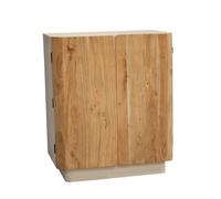 Botellero Home ESPRIT Blanco Natural 85 x 50 x 100 cm