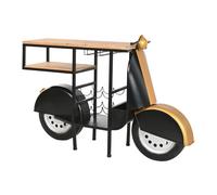 Botellero Home ESPRIT Negro Dorado 134 X 36 X 92 CM