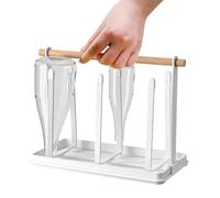 Botellero - Juego De Estantes Para Secar Tazas | Rejilla Pàra Sècar Tàzas, Soporte Paŗa Tażas Doméstico Dè 20 Cm (1) Con Bandeja D́e Extraíble, Organizador Dë Encimera Parä Botellas Y Tazäs Ďe R