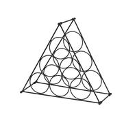 WELL HOME MOBILIARIO & DECORACIÓN Botellero metálico Compacto Triangular para 6 Botellas