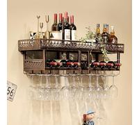 Botellero Montado En La Pared, Botelleros Modernos Para Botellas De Vino, Portabotellas De Metal, Portavasos Para Colgar En Estante, Estante Para Almacenamiento De Copas De Champán, Para El Hogar, B