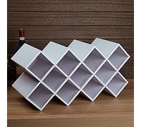 Botellero montado en la pared para vino en adornos de madera moderno minimalista estilo europeo hogar pequeño estante de vino (color: A)