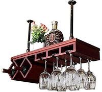 Botellero para amantes del vino/bar vintage para colgar copas de vino, restaurante, cafetería, cocina, organización y estante, estante de pared, soporte para botellas, corcho de vino decorativo