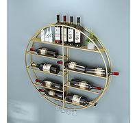 Botelleros colgantes para techo, Portavinos de pared metal con estante for copas y for botellas 60-80 cm(80x11x80)