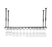 Botelleros de Techo Industriales, Altura Ajustable, Copas de Copas de Vino de Metal, Estante de Copa de Vino de Hierro Colgante, para Bares, Cocinas, Restaurante (Size : 60cm)