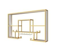 Botelleros Industriales Montados En La Pared, Elegante Soporte Flotante Para Botellas De Vino Para Exhibición De Bar En El Hogar, Gabinete, Despensa, Moderno Estante Para Vinos Colgante Para Comedor