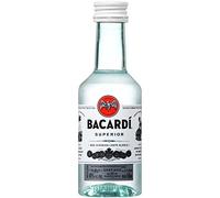 Botellita miniatura ron Bacardi 5cl