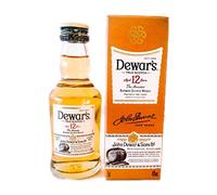 Botellita miniatura whisky Dewar's White Label 12 Años