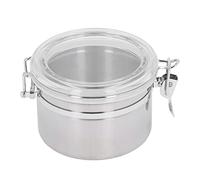 Botes de Acero Inoxidable, Recipientes Herméticos de Almacenamiento de Alimentos de Acero Inoxidable, Lata Sellada de Metal con Tapas, Tarro de Almacenamiento Multiusos para Té,(Pequeño 900ml)