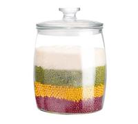 Botes Especias, Spice Jars Tarro De Vidrio For Galletas Con Tapa For Almacenar, Dulces, Harina Y Azúcar Chucrut o Conservas Caseras