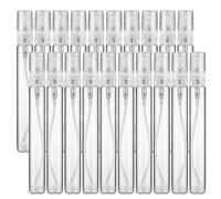 Botes Viaje Botella de Perfume portátil de Vidrio, Recargable, atomizador en Aerosol, for Mujer, con Bomba de Viaje(16pcs,10ml)