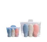 Botes Viaje Botella portátil rellenable, Mini Tubo exprimible, contenedor vacío for Crema Suave y loción for Viajes.(Plum)
