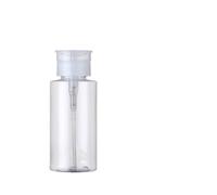 Botes Viaje Botellas dispensadoras desmaquillantes vacías, rellenables con Alcohol, Esmalte de uñas, loción tónica prensada(1PC 200ml)