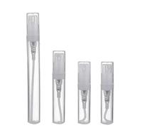 Botes Viaje Frasco de Perfume portátil de Vidrio Negro, vacío, rellenable, Muestra de cosméticos, Viales de Vidrio Fino.(Clear,3.0ML_20PCS)