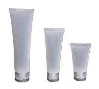 Botes Viaje Rellenables Juego de tubos crema transparente suave PE | 30 piezas 15 crema de manos facial de 100 ml(20ml)
