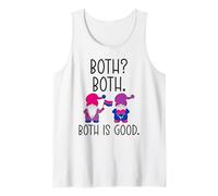 Both Both Both is Good Bisexual Gnomes LGBT Gay Pride Month Camiseta sin Mangas