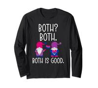 Both Both Both is Good Bisexual Gnomes LGBT Gay Pride Month Manga Larga