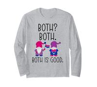 Both Both Both is Good Bisexual Gnomes LGBT Gay Pride Month Manga Larga