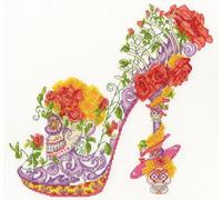 Bothy Threads Kit de punto de cruz contado - La Catrina