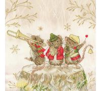 Bothy Threads Kit de punto de cruz contado, Merry Music Makers