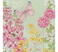 Bothy Threads Kit de punto de cruz contado - Prado de cuarzo