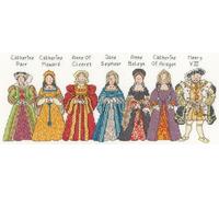 Bothy Threads Kit de punto de cruz contado - The Tudor Roses
