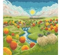 Bothy Threads - Kit de punto de cruz, diseño de observación del mundo